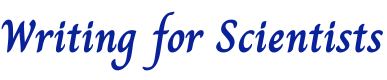 Writing for Scientists logo